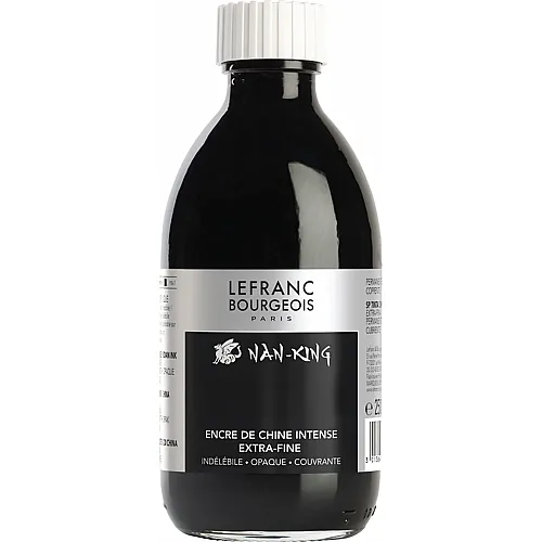 Lefranc Bourgeois Lfb Nan King Zeichentusche 250ml Flasche - Schwarz