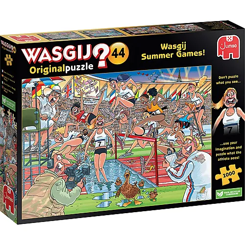 Jumbo Puzzle Original WASGIJ Orginal 44 Summer Games (1000Teile)