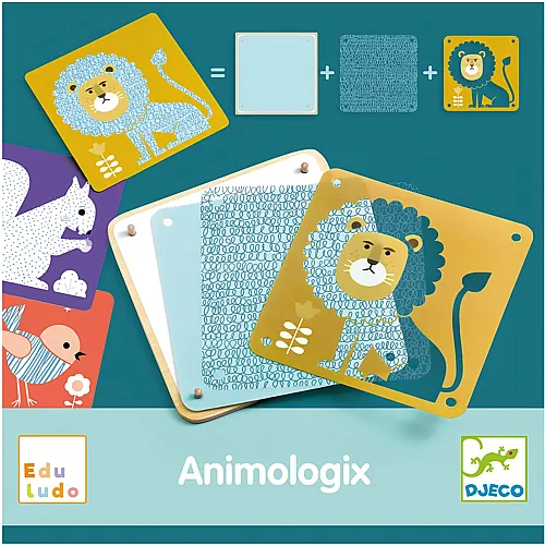 Djeco Spiele Eduludo Animologix - Mehrsprachig