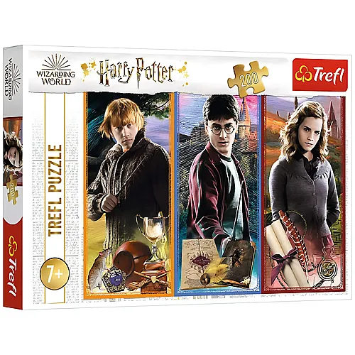 Trefl Puzzle Harry Potter In der Welt der Magie und Hexerei (200Teile)