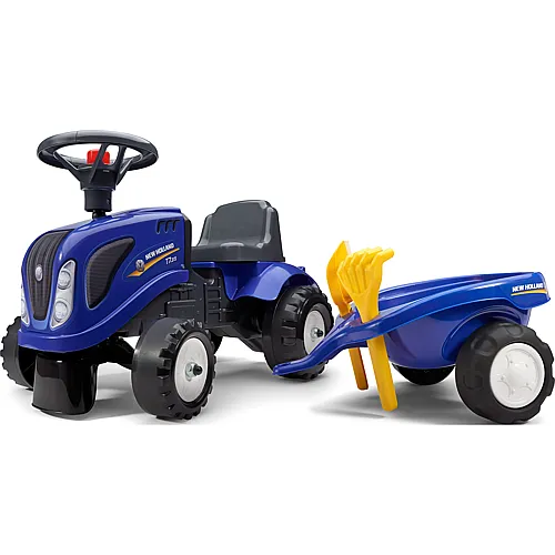 Lauftraktor New Holland mit Anh�nger