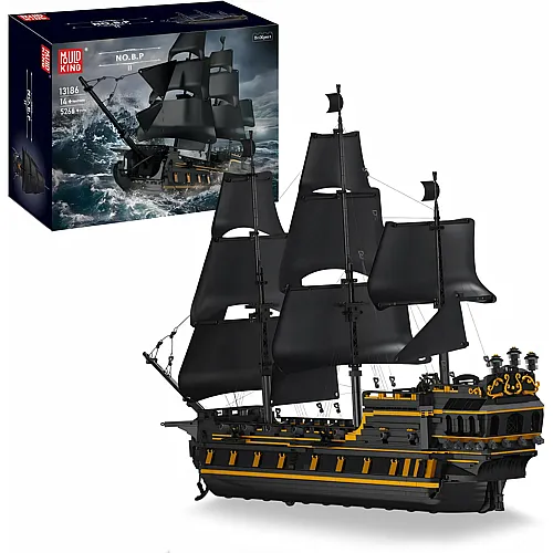 meinspielzeug - Mould King Piratenschiff Black Pearl 13186