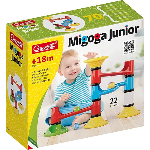 Kugelbahn Migoga Junior - 22 Teile