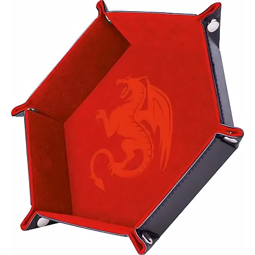 Epic Forge Piste DE Des Red Dragon 19x19cm Cuir ET Velours (ml)