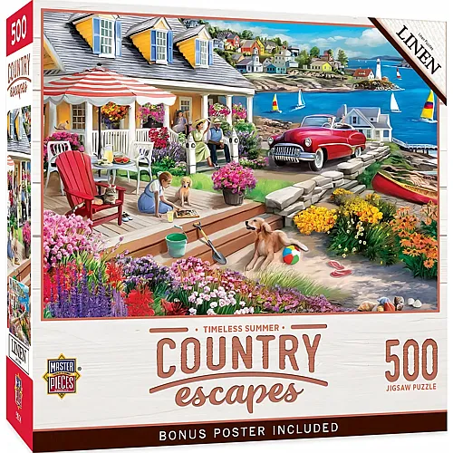 Master Pieces Puzzle Country Escapes Zeitloser Sommer - 500 Teile