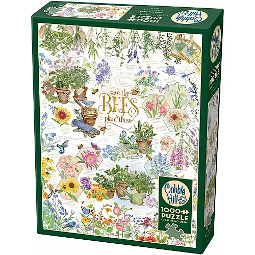 Cobble Hill Puzzle Rettet die Bienen - 1000 Teile