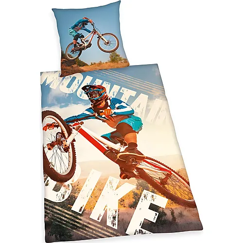 Bettw�sche-Set Mountainbike - 135 x 200 cm