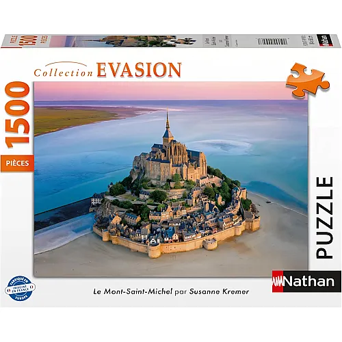 Le Mont-Saint-Michel, Frankreich 1500Teile