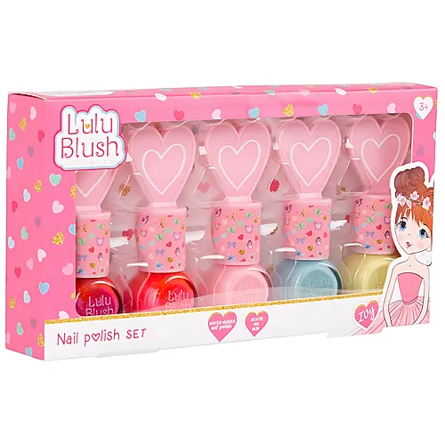 Lulu Blush Nagellacke - 5 Teile