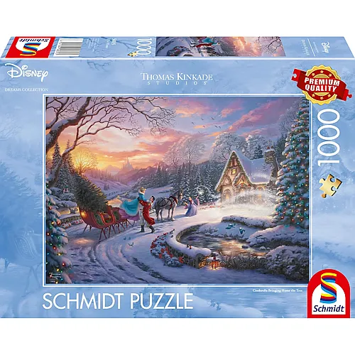 Cinderella Bringing Home for Christmas 1000Teile