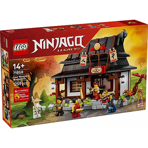 LEGO Ninjago 15-j�hriges Jubil�um der Vier-Waffen-Schmiede 71858