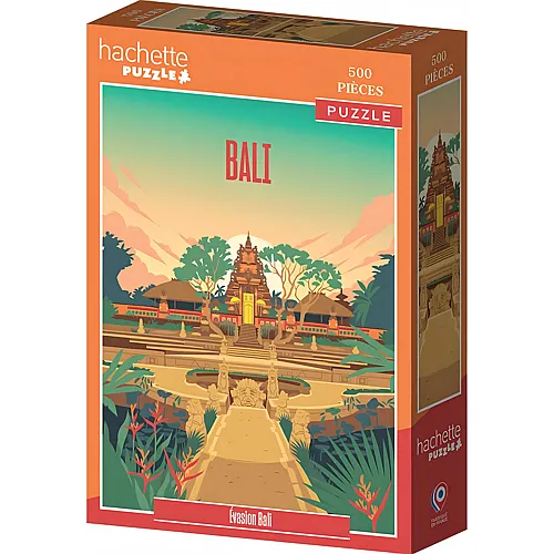 Hachette Puzzle Urlaubstr�ume Bali (500Teile)