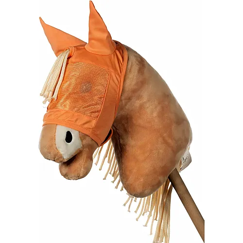 HKM Kids Hobby Horsing Fliegenschutzmaske Orange