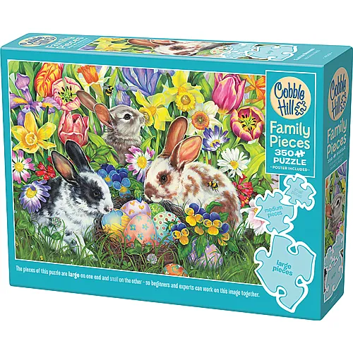 Cobble Hill Puzzle Donna Race Easter Bunnies - 350 Teile