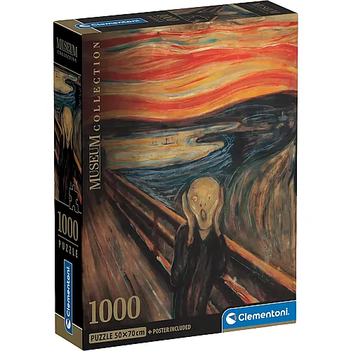 Clementoni Puzzle Museum Collection The Scream - 1000 Teile