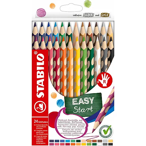 Stabilo EASYcolors R - 24 Teile