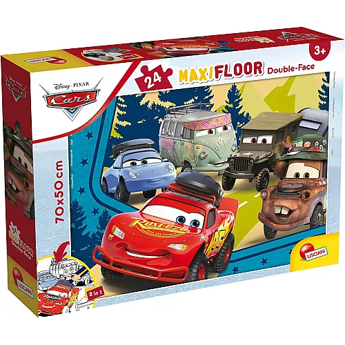 2in1 Disney Cars zum Ausmalen 24Teile