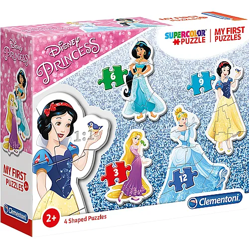 Clementoni Puzzle Supercolor Disney Princess (3-6-9-12)