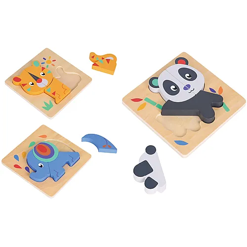 spielba Set mit Panda, Elefant, Giraffe