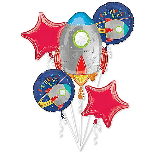 Amscan Folienballon Bouquet Blast (5Teile)