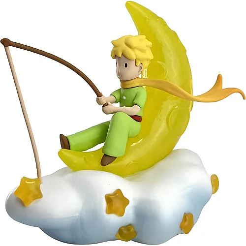 Der Kleine Prinz beim Angeln in den Wolken