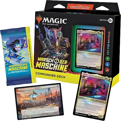 Magic The Gathering Marsch der Maschine Commander-Deck - Zeit f�r Bastelei - Deutsch