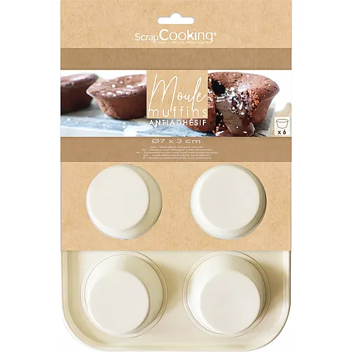ScrapCooking Antihaftbeschichtete Muffinform