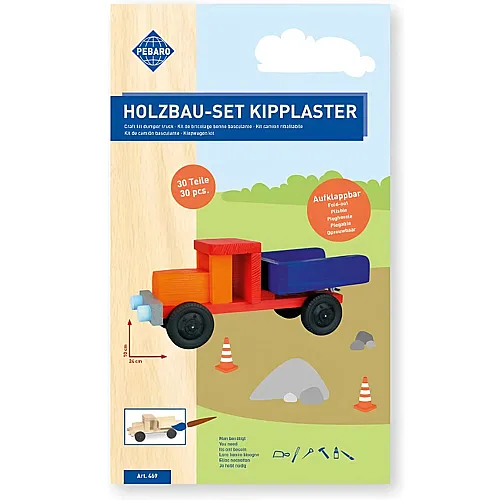 Bausch Holzbauset Kipplaster 10 x 24cm