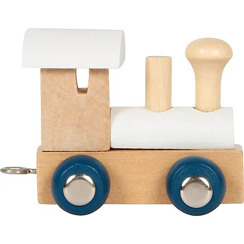 Small Foot Holzbuchstabenzug Polar - Lokomotive Weiss - 12
