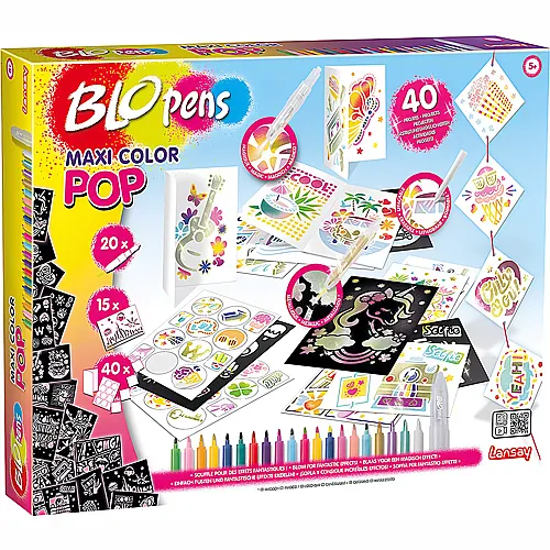 Lansay Blopens Sprhstifteset Maxi Pop Art