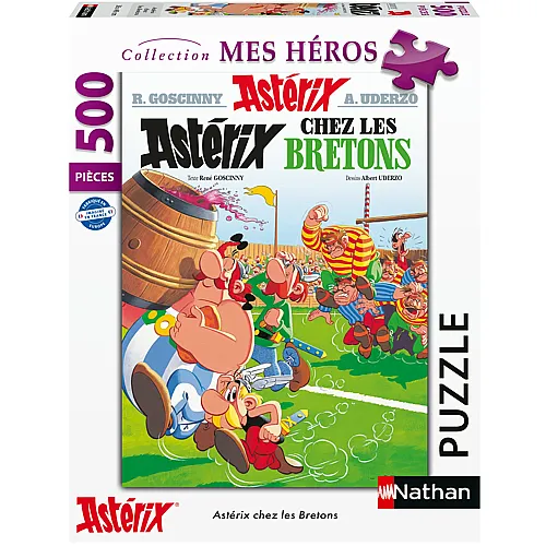 Nathan Puzzle Collection Mes H�ros Asterix Ast�rix chez les Bretons - 500 Teile
