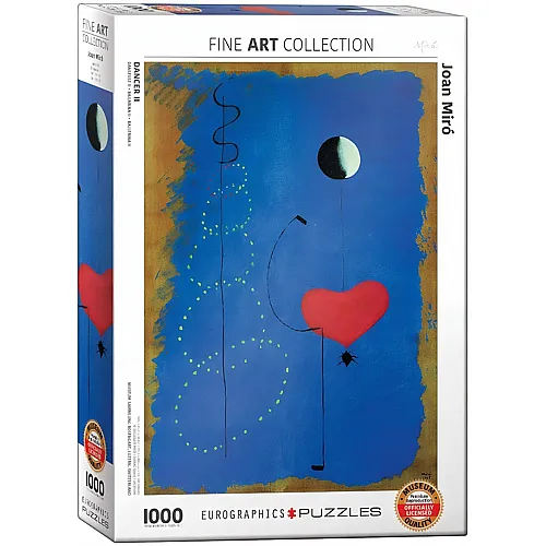 Eurographics Puzzle Fine Art Collection Joan Miro - Ballerina II - 1000 Teile
