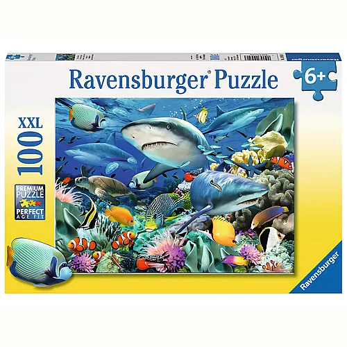 Ravensburger Puzzle Riff der Haie (100XXL)