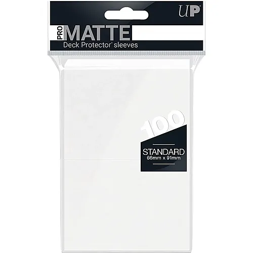 Ultra Pro PRO-Matte Deck Protector Standard weiss (100Teile)