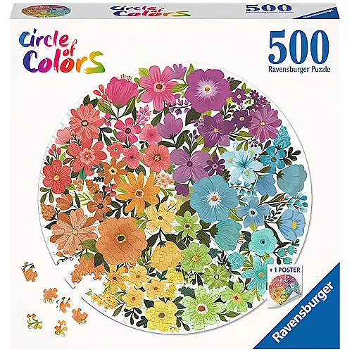 Ravensburger Puzzle Circle of Colors Flowers (500Teile)