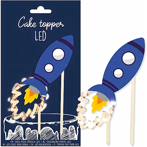 ScrapCooking Cake Topper Led Rakete