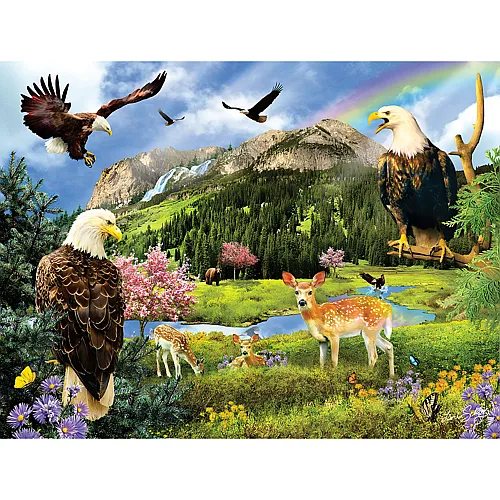 SunsOut Puzzle Lori Schory Eagle Valley (1000Teile)