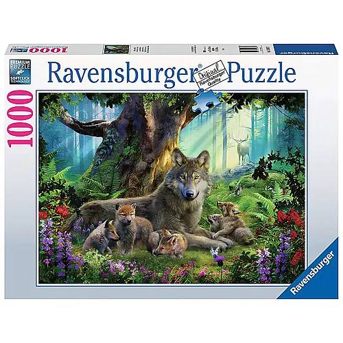Ravensburger Puzzle Wlfe im Wald (1000Teile)