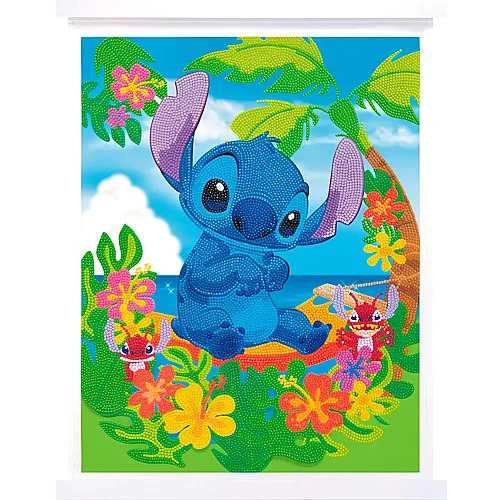 Craft Buddy Lilo & Stitch Crystal Art Scroll Stitch 35x45 cm