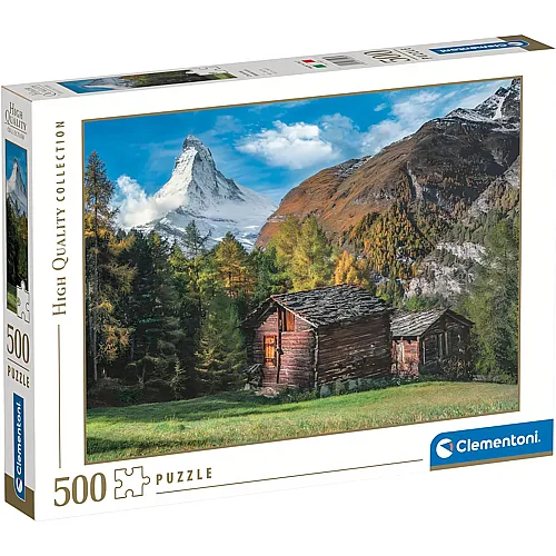 Clementoni Puzzle High Quality Collection Charming Matterhorn (500Teile)