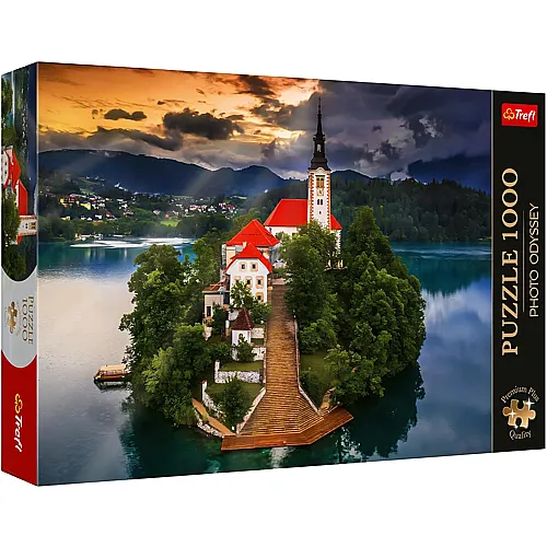Lac de Bled, Slovénie - 1000 pièces