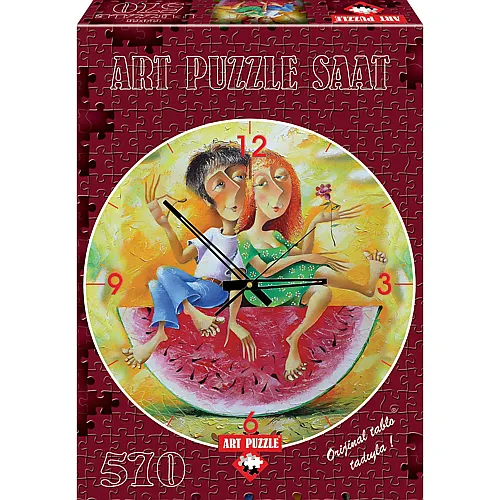 Art Puzzle Puzzle-Uhr - Ich liebe dich... (570Teile)