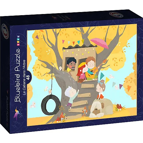 Bluebird Puzzle La Cabane dans l'Arbre - 48 Teile