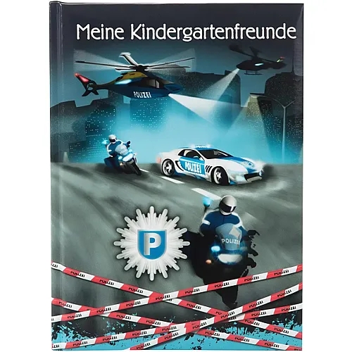Goldbuch Kindergartenfreundebuch Polizei