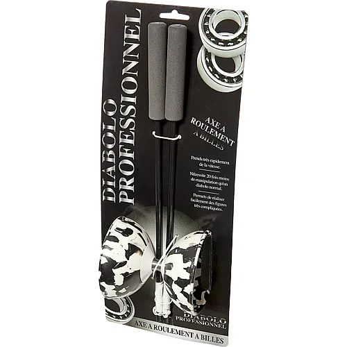 Megagic Pro Diabolo Roulement Bille Mouchete Noir ET Blanc