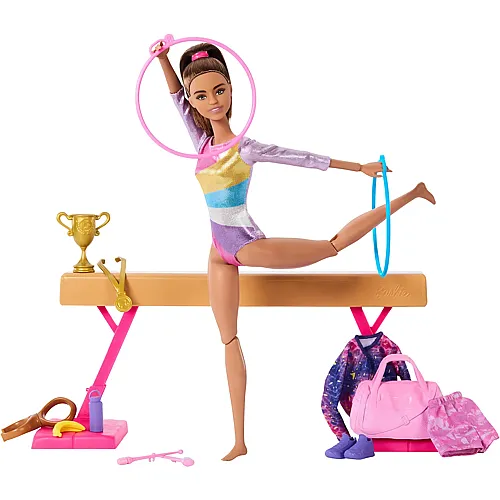 Barbie Karrieren Gymnastik-Spielset braunes Haar