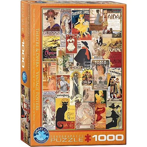Eurographics Puzzle Theater und Oper Werbeposter - 1000 Teile