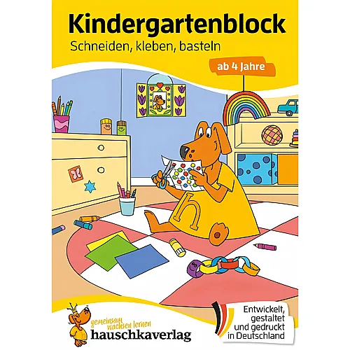 Hauschka Verlag Kindergartenblock - Schneiden, kleben, b