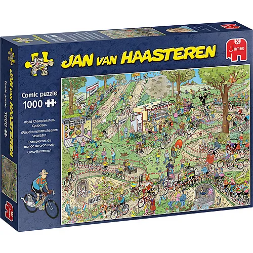Jumbo Puzzle Jan van Haasteren Cross-Radrennen (1000Teile)