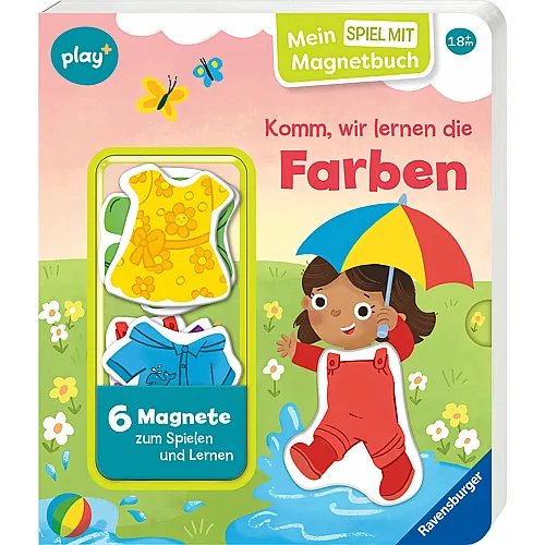 Mein Spiel mit-Magnetbuch: Komm, wir lernen die Farben